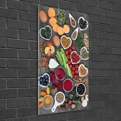 Print on acrylic Healthy food