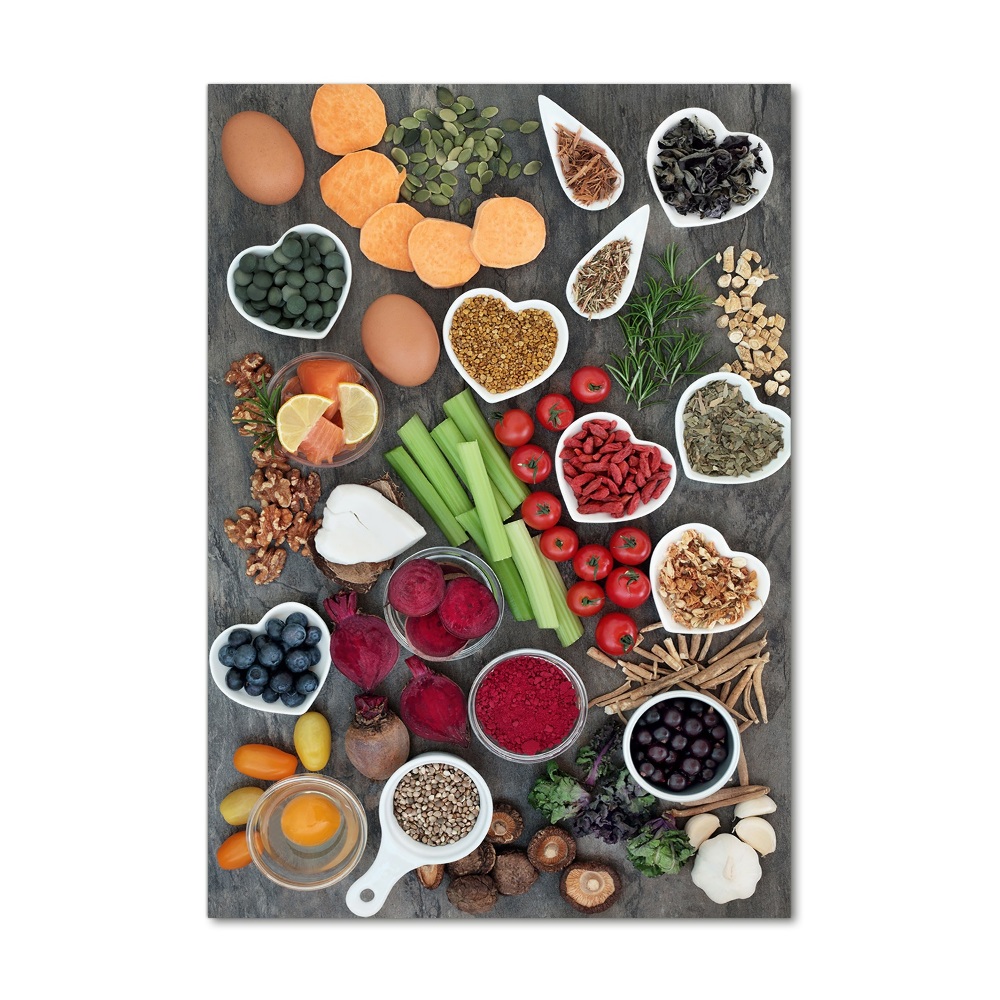 Print on acrylic Healthy food