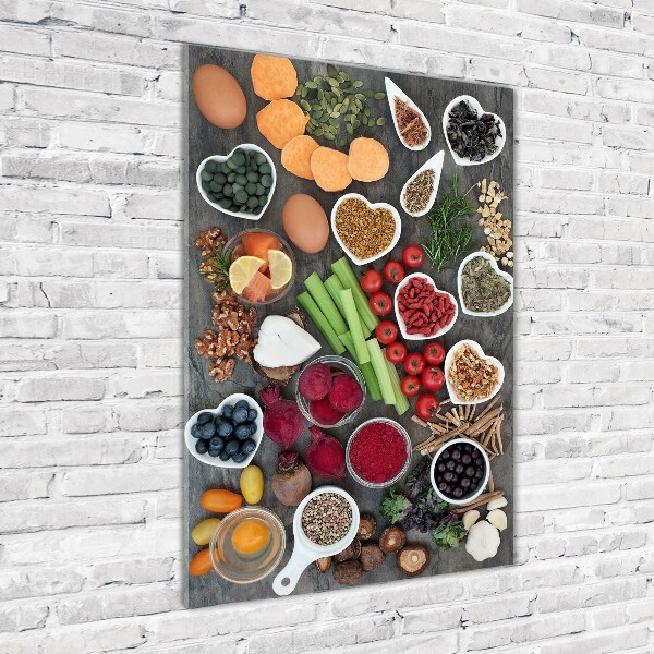 Print on acrylic Healthy food