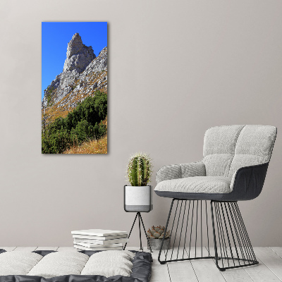 Wall art acrylic Little Giewont Tatry