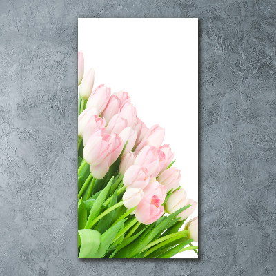 Print on acrylic Pink tulips