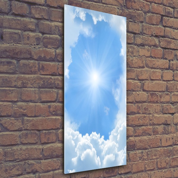 Acrylic wall art Clouds in the sky