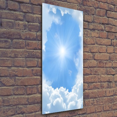 Acrylic wall art Clouds in the sky