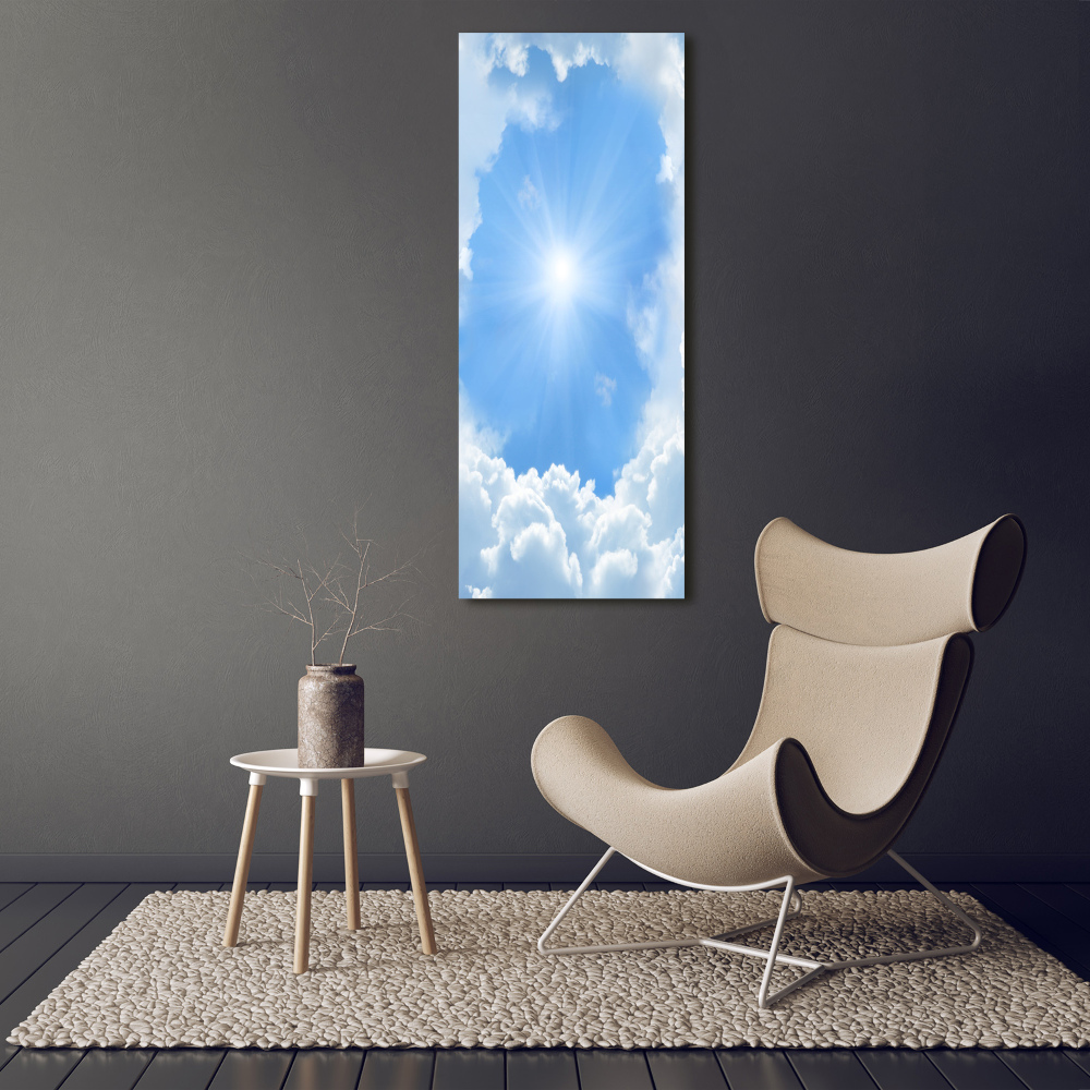 Acrylic wall art Clouds in the sky