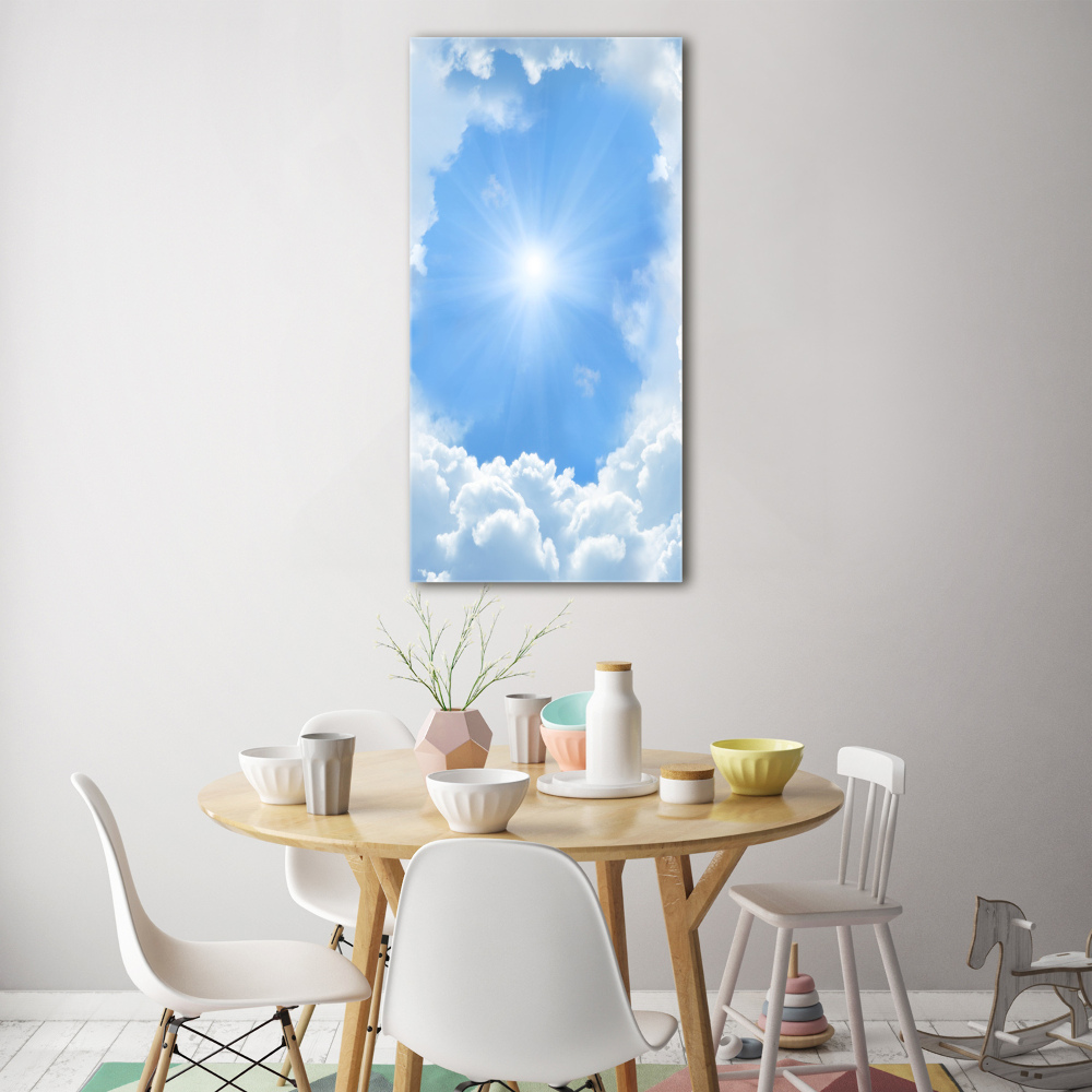 Acrylic wall art Clouds in the sky