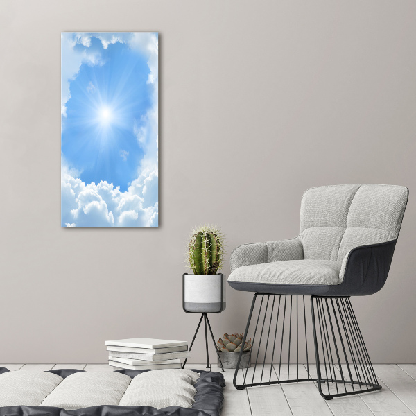 Acrylic wall art Clouds in the sky