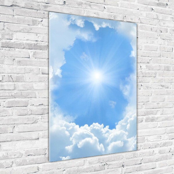 Acrylic wall art Clouds in the sky