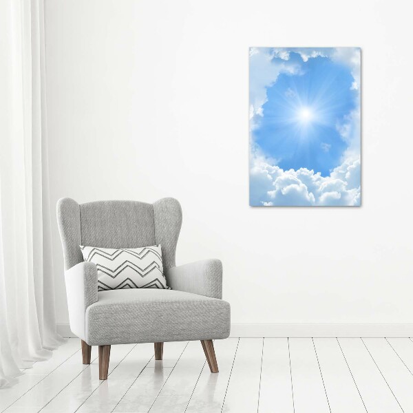 Acrylic wall art Clouds in the sky