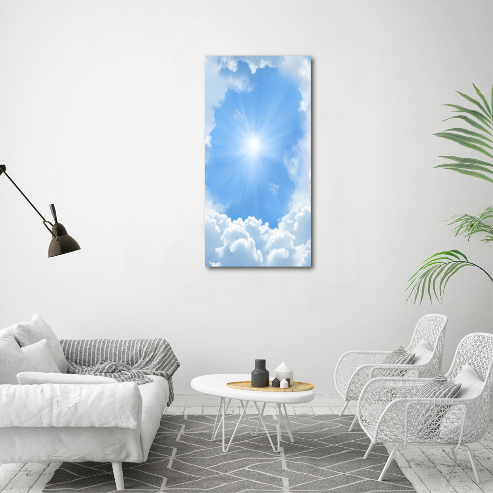 Acrylic wall art Clouds in the sky