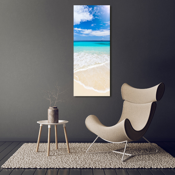 Acrylic print Tropical beach