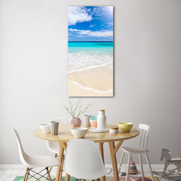 Acrylic print Tropical beach