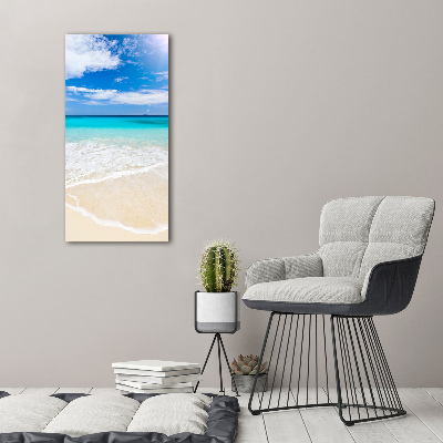 Acrylic print Tropical beach