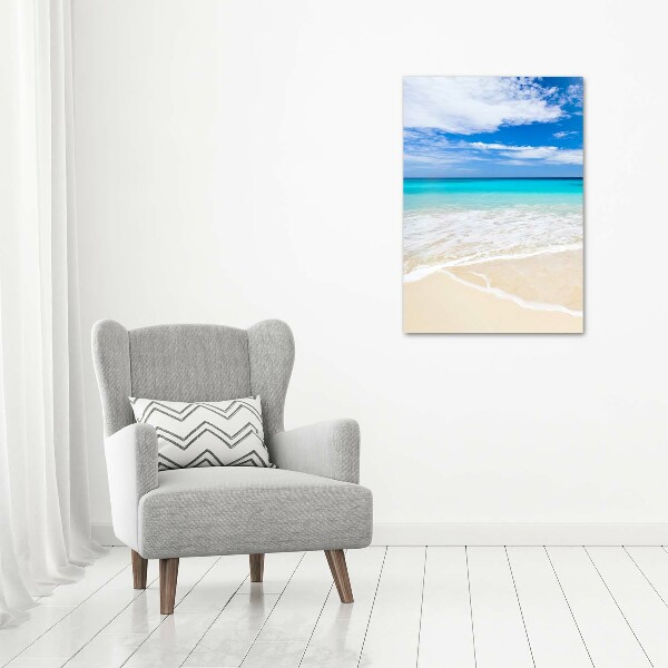 Acrylic print Tropical beach