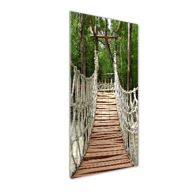 Print on acrylic glass Rope bridge