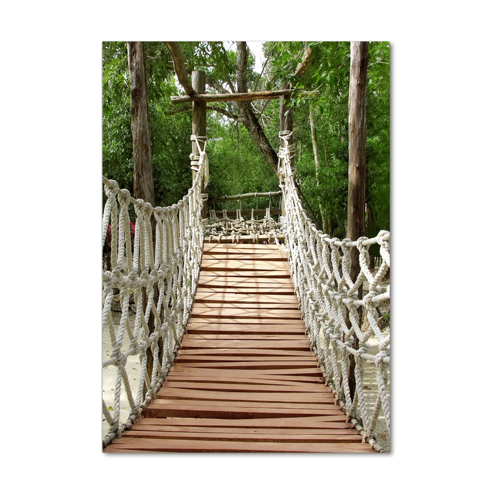 Print on acrylic glass Rope bridge