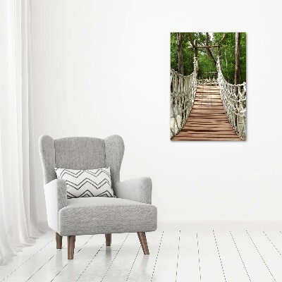 Print on acrylic glass Rope bridge