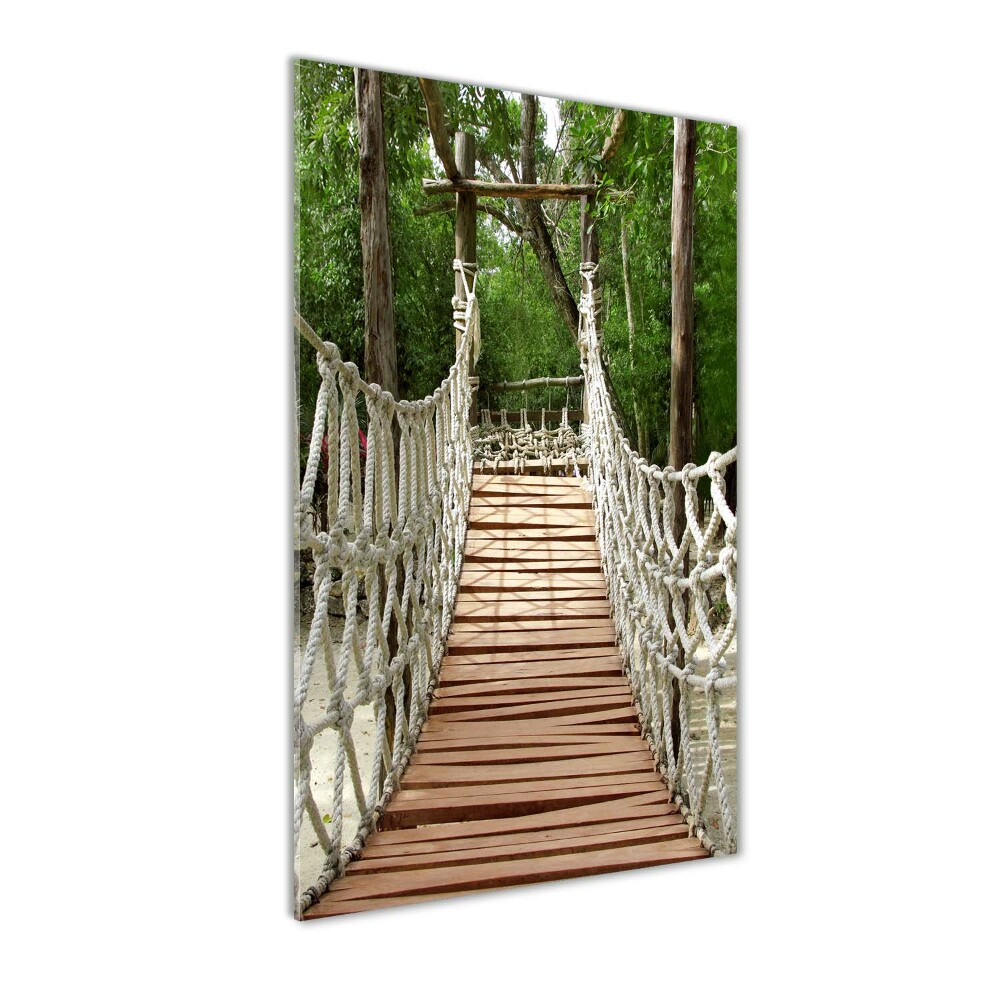 Print on acrylic glass Rope bridge