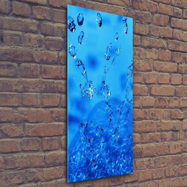 Print on acrylic glass Drops of water