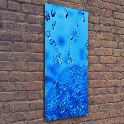 Print on acrylic glass Drops of water