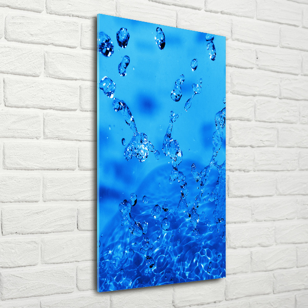 Print on acrylic glass Drops of water