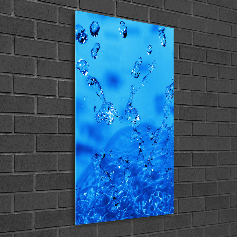 Print on acrylic glass Drops of water