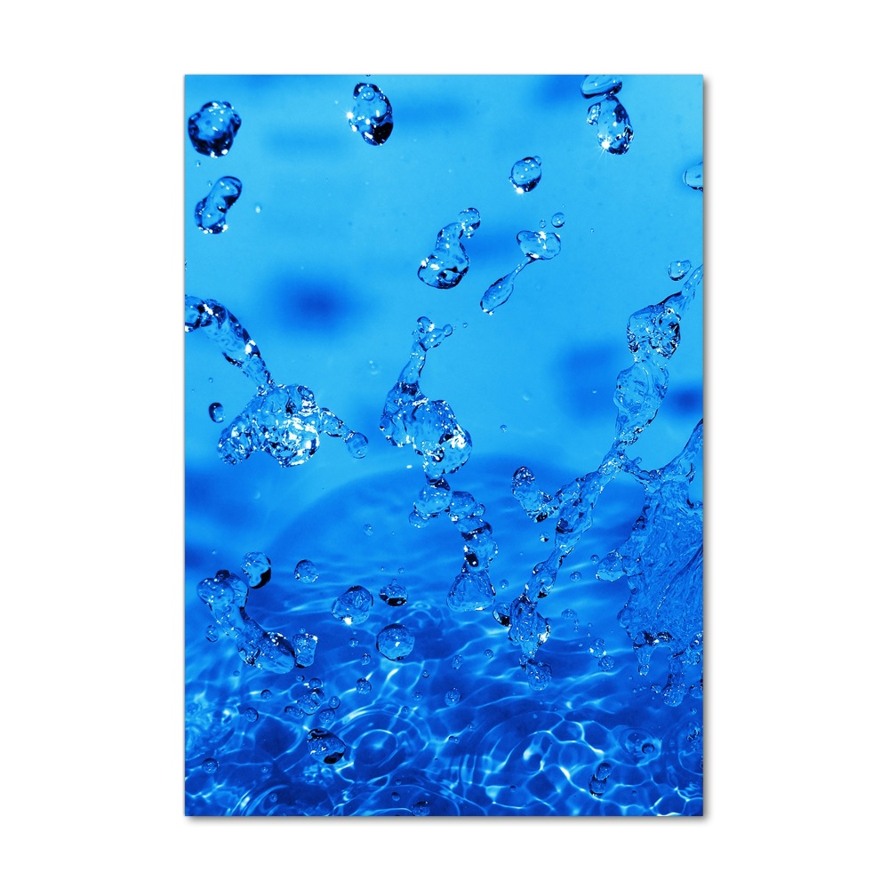 Print on acrylic glass Drops of water