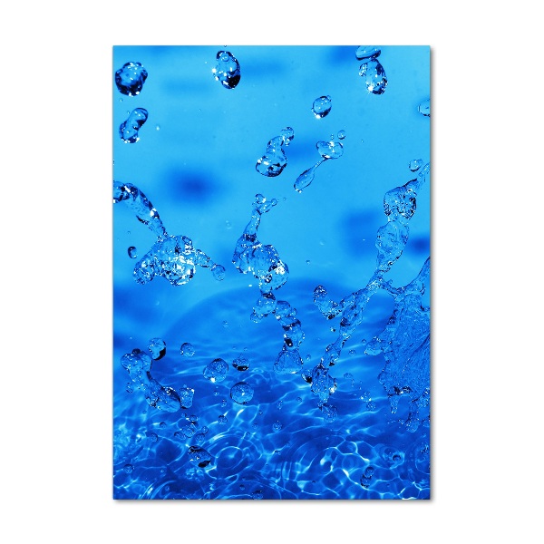 Print on acrylic glass Drops of water