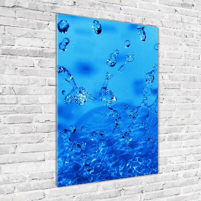 Print on acrylic glass Drops of water