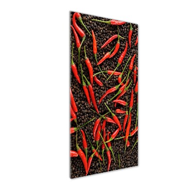 Print on acrylic Chilli peppers