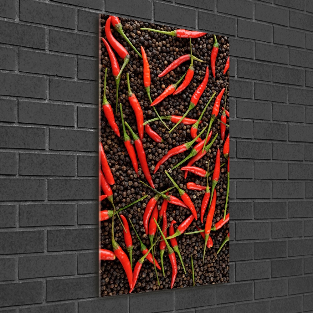 Print on acrylic Chilli peppers