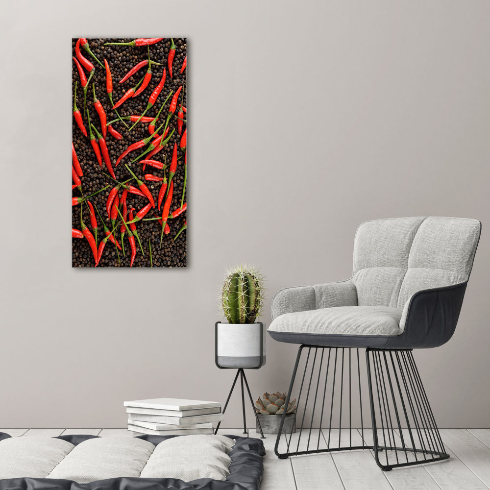 Print on acrylic Chilli peppers