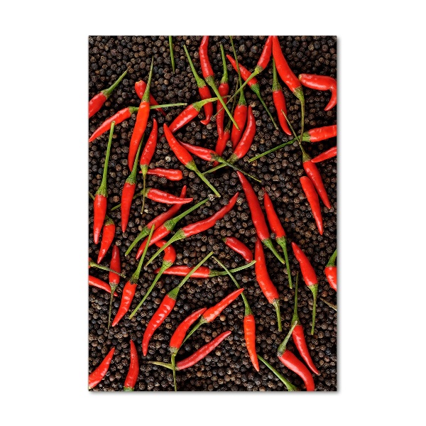 Print on acrylic Chilli peppers