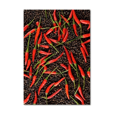 Print on acrylic Chilli peppers