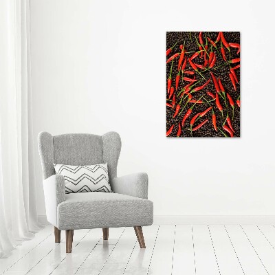 Print on acrylic Chilli peppers