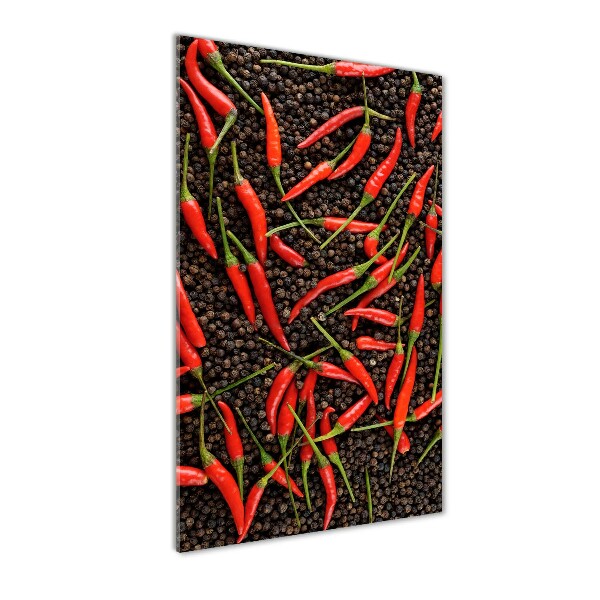 Print on acrylic Chilli peppers