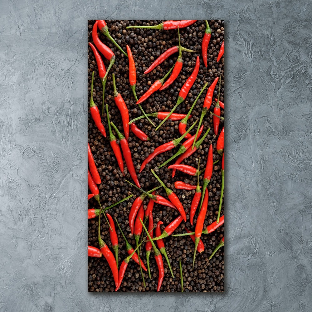 Print on acrylic Chilli peppers