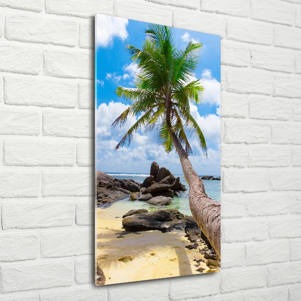 Print on acrylic Tropical beach