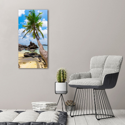 Print on acrylic Tropical beach