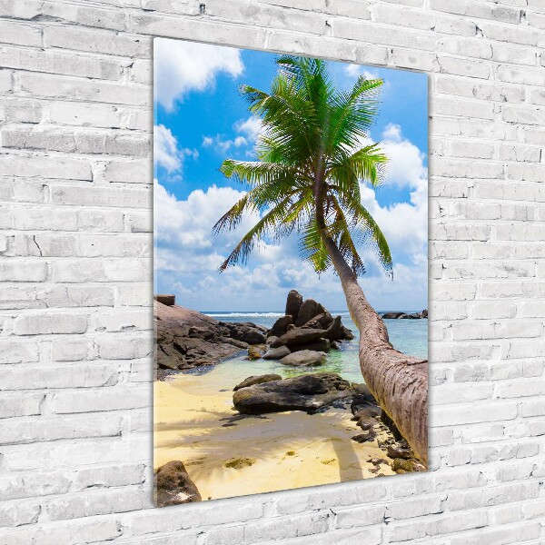 Print on acrylic Tropical beach