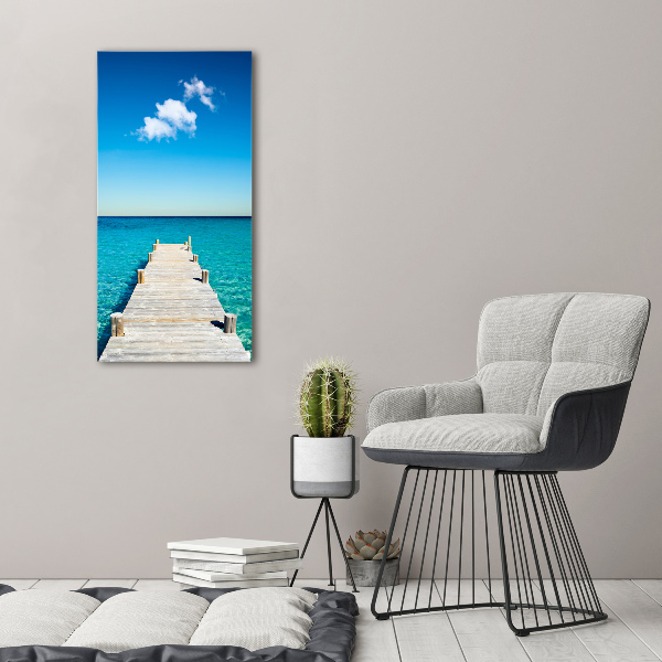 Print on acrylic Wooden pier