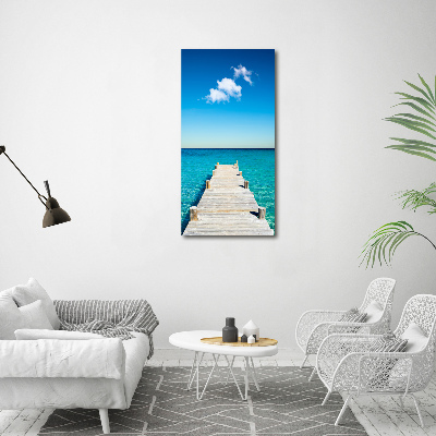 Print on acrylic Wooden pier