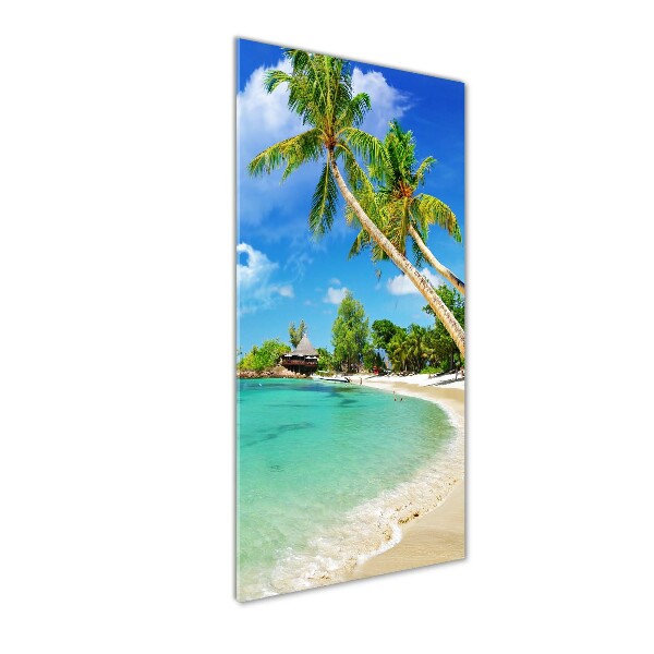 Acrylic print Tropical beach