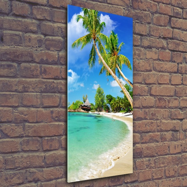 Acrylic print Tropical beach