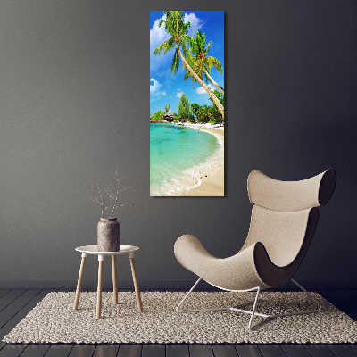 Acrylic print Tropical beach