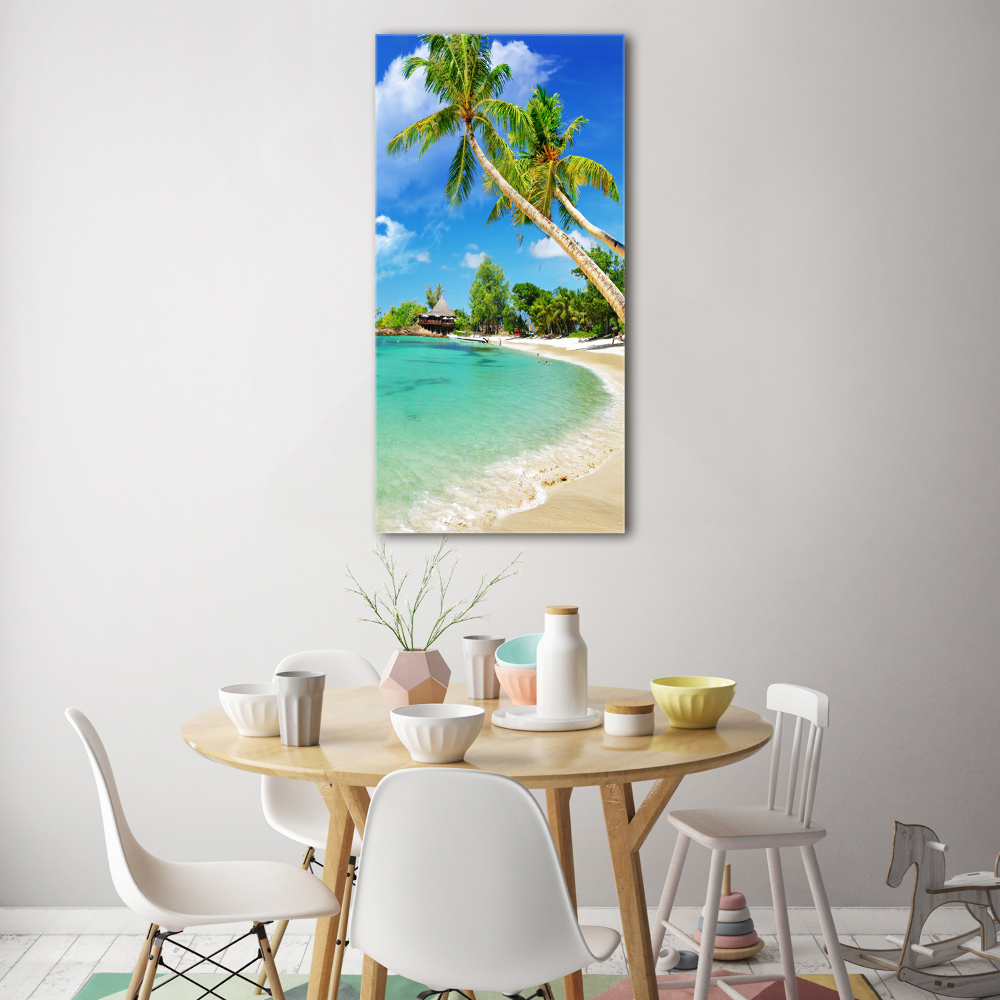 Acrylic print Tropical beach