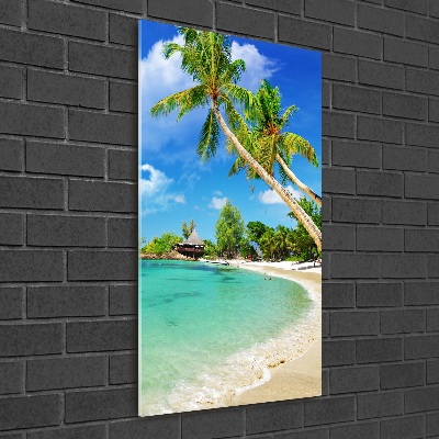 Acrylic print Tropical beach