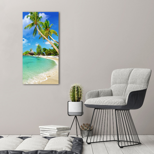 Acrylic print Tropical beach