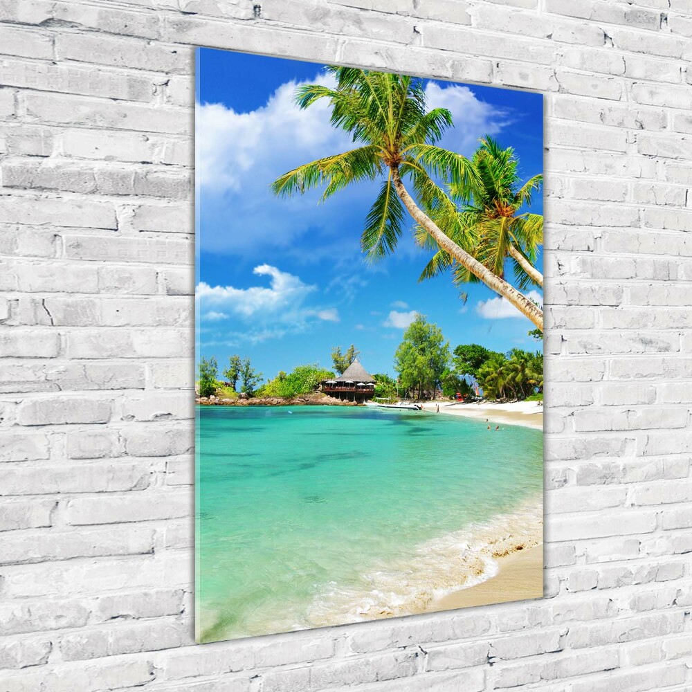 Acrylic print Tropical beach