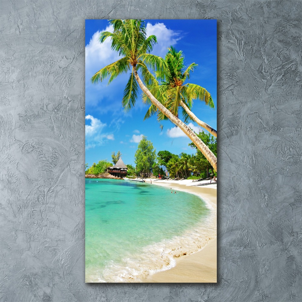 Acrylic print Tropical beach