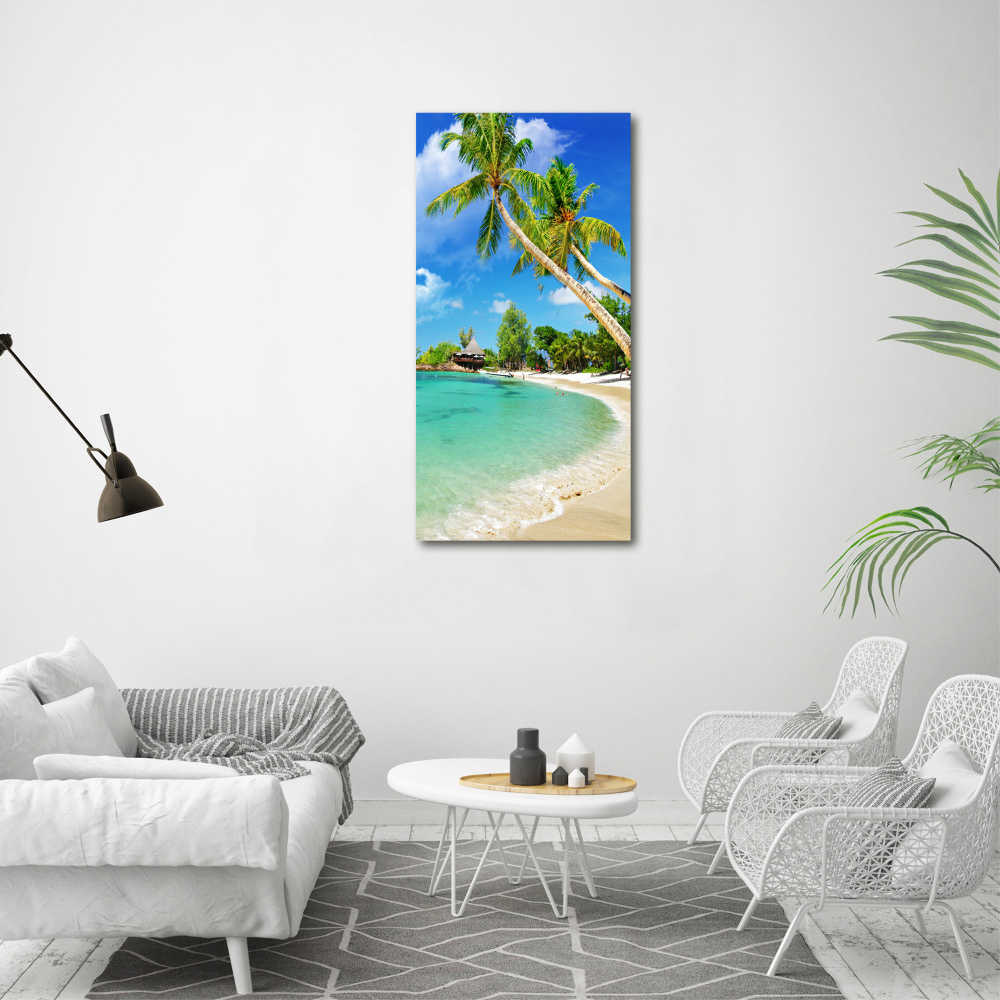 Acrylic print Tropical beach